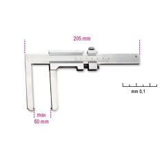 Tolómérő féktárcsához, rozsdamentes acélból, pontosság 0.1 mm_1650FD