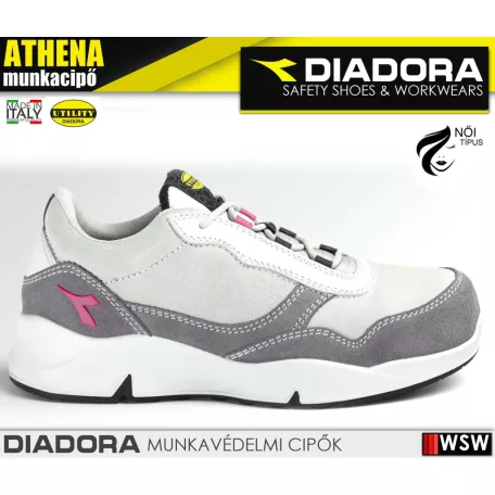 Diadora ATHENA GREY S3L technikai női munkabakancs - munkacipő