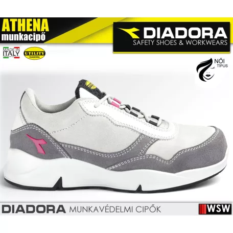 Diadora ATHENA GREY S1PL technikai női munkabakancs - munkacipő