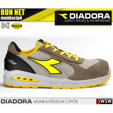 Diadora RUN NET AIRBOX WINDGREY S1PS technikai munkabakancs - munkacipő