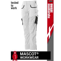   Mascot UNIQUE WHITE technikai női kopásálló deréknadrág - munkaruha