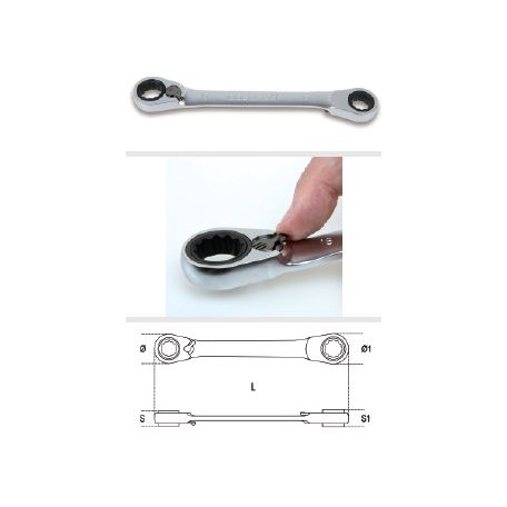 Egyenes racsnis csillagkulcs készlet_195AS_B4