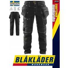   Blåkläder CRAFTSMEN BLACK stretch technikai munkanadrág - Blaklader munkaruha