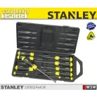 Stanley CUSHIONGRIP 10 részes csavarhúzó készlet pz+lapos - szerszám