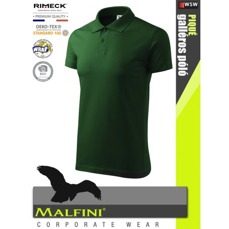 Malfini SINGLE JERSEY BOTTLE 100% pamut prémium póló 180 g/m2 - munkaruha