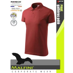   Malfini SINGLE JERSEY BURGUNDY 100% pamut prémium póló 180 g/m2 - munkaruha