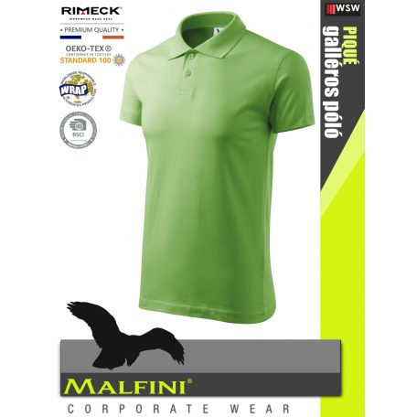 Malfini SINGLE JERSEY GRASS 100% pamut prémium póló 180 g/m2 - munkaruha