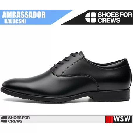Shoes For Crews AMBASSADOR BLACK OB férfi csúszásmentes munkabakancs - munkacipő
