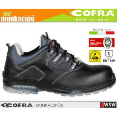 Cofra RAP S3 ESD technikai fémmentes fehértalpú munkacipő - munkabakancs   Cofra RAP S3 ESD technikai fémmentes fehértalpú munkacipő - munkabakancs
