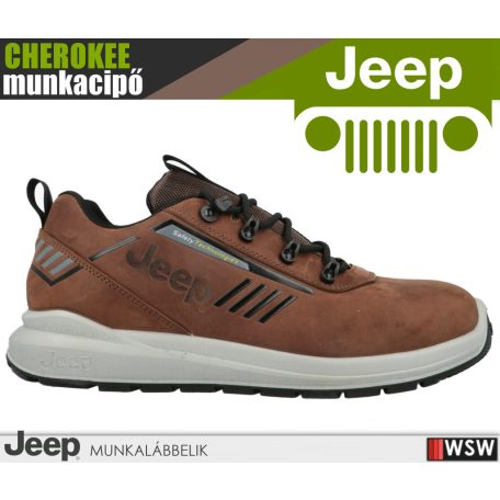 Jeep CHEROKEE BROWN S3L technikai fémmentes prémium munkacipő - munkabakancs