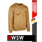 .Engelbert Strauss E:PIC ALMOND technikai kevertszálas körnayakas pulóver - munkaruha