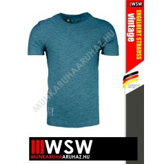  .Engelbert Strauss VINTAGE technikai pamutgazdag környakaspóló - ARCTICBLUE 