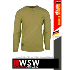   .Engelbert Strauss VINTAGE technikai hosszúujjú gombos póló - GOLD 