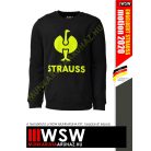 .Engelbert Strauss MOTION 2020 BLACKHV technikai környakas pamutgazdag pulóver - munkaruha