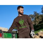 .Engelbert Strauss MOTION 2020 GREEN technikai környakas pamutgazdag pulóver - munkaruha