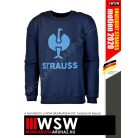 .Engelbert Strauss MOTION 2020 NAVY technikai környakas pamutgazdag pulóver - munkaruha