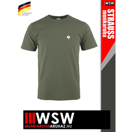 .Engelbert Strauss MOTION TEN GREEN technikai prémium környakas póló - munkaruha