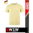 .Engelbert Strauss MOTION TEN LIGHTYELLOW technikai prémium környakas póló - munkaruha
