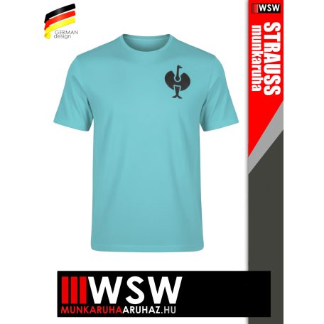 .Engelbert Strauss TRAIL LAPISTURQUISE technikai prémium merinó gyapjú póló - munkaruha