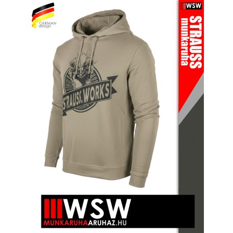 .Engelbert Strauss ICONIC DOLPHIN STRAUSS WORKS pamut stretch kapucnis pulóver - munkaruha