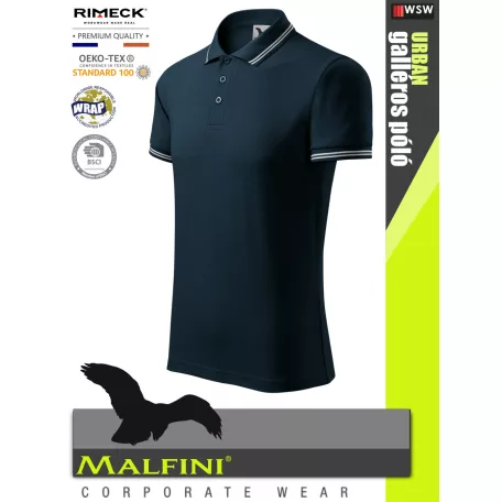 Malfini URBAN NAVY pamutgazdag prémium póló 200 g/m2 - munkaruha