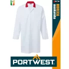 Portwest FORTIS WHITERED technikai laborköpeny - munkaruha