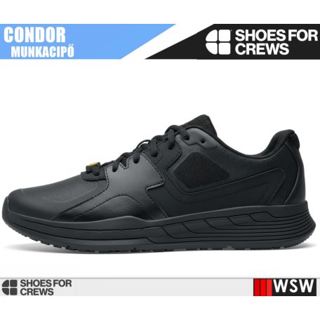 Shoes For Crews CONDOR BLACK OB férfi csúszásmentes munkabakancs - munkacipő