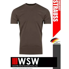   .Engelbert Strauss BASIC CHESTNUT férfi prémium pamut munkapóló - 195 g/m²