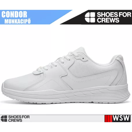 Shoes For Crews CONDOR WHITE OB férfi csúszásmentes munkabakancs - munkacipő