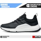 Shoes For Crews KARINA BLACKWHITE O2 női csúszásmentes munkapapucs - munkacipő