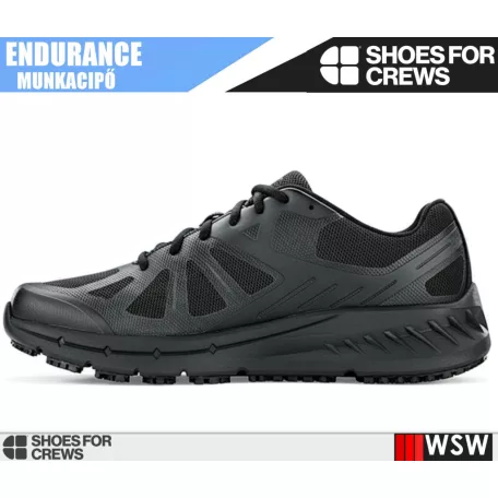 Shoes For Crews ENDURANCE BLACK férfi csúszásmentes munkabakancs - munkacipő