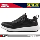 Blåkläder BREEZE BLACK O6 női önbefűzős vízálló technikai munkacipő - munkabakancs