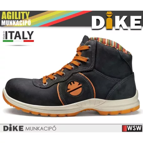 Dike AGILITY ADVANCE BLACK S3 prémium rugalmas munkabakancs - munkacipő