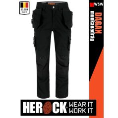   Herock DAGAN BLACK technikai prémium vízlepergető férfi munkanadrág - munkaruha