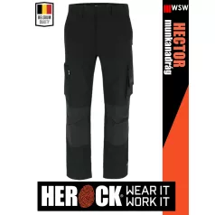   Herock HECTOR BLACK technikai ripstop stretch férfi munkanadrág - munkaruha