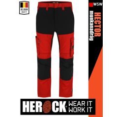   Herock HECTOR RED technikai ripstop stretch férfi munkanadrág - munkaruha