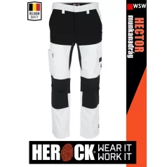   Herock HECTOR WHITE technikai ripstop stretch férfi munkanadrág - munkaruha