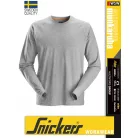 Snickers ALLROUNDWORK GREYMELANGE technikai hosszúujjú póló - munkaruha