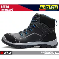   Blåkläder RETRO BLACK S3S technikai munkavédelmi munkacipő - munkabakancs