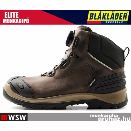 Blåkläder ELITE BROWN S7S technikai önbefűzős munkavédelmi munkacipő - munkabakancs