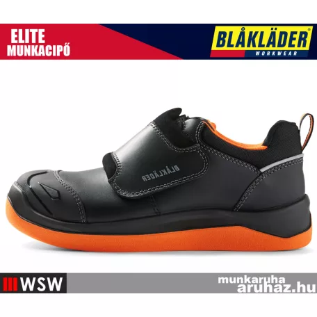 Blåkläder ELITE BLACKORANGE S2PL önbefűzős aszfaltozó munkavédelmi munkacipő - munkabakancs