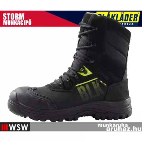 Blåkläder STORM BLACK S7S technikai vízálló munkavédelmi munkacipő - munkabakancs