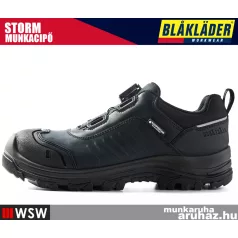   Blåkläder STORM BLACK S7S technikai önbefűzős vízálló munkavédelmi munkacipő - munkabakancs