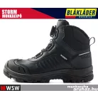 Blåkläder STORM BLACK S7S technikai önbefűzős vízálló munkavédelmi munkacipő - munkabakancs