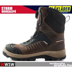   Blåkläder STORM BROWN S7S technikai önbefűzős vízálló munkavédelmi munkacipő - munkabakancs