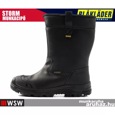 Blåkläder STORM BLACK S7S technikai vízálló munkavédelmi munkacsizma - munkabakancs