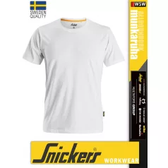   Snickers ALLROUNDWORK WHITE organikus technikai rövidujjú póló - munkaruha