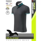 Malfini COLLAR UP LIGHTANTRACITE 100% pamut prémium póló 215 g/m2 - munkaruha