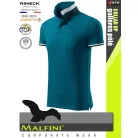 Malfini COLLAR UP PETROL 100% pamut prémium póló 215 g/m2 - munkaruha