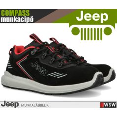 Jeep COMPASS BLACK S3L technikai fémmentes prémium munkacipő - munkabakancs